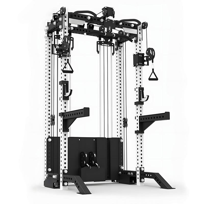 Lat Pulldown နှင့် Cable Crossover ပါရှိသော Functional Trainer